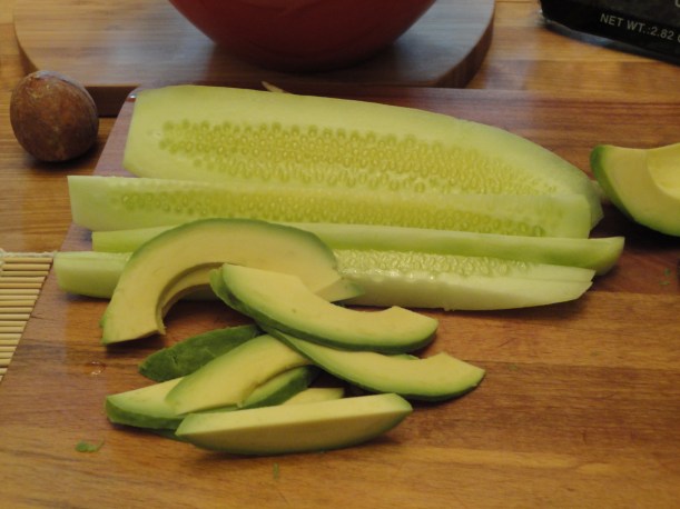 Cucumber and Avocado