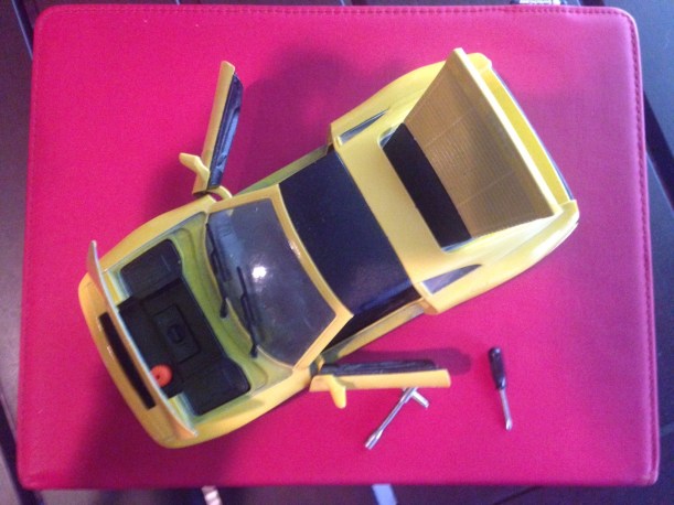 Opened Toy Car